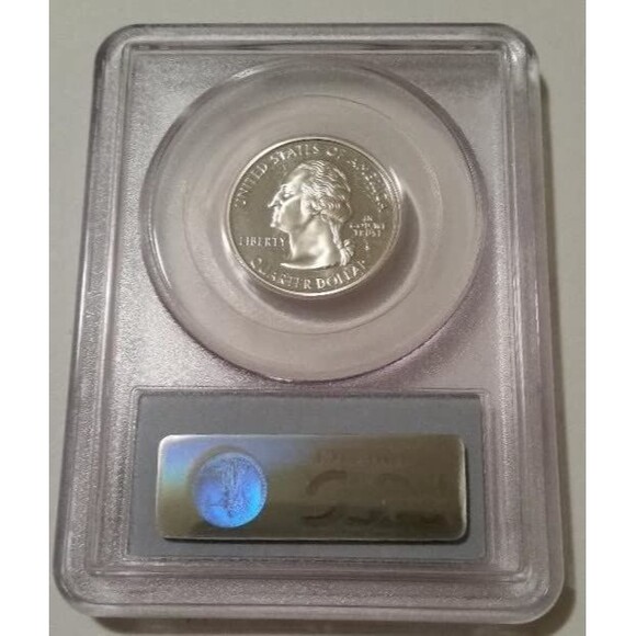 2006 S Silver North Dakota State Quarter Proof PR69 DCAM PCGS Blue Label - Picture 2 of 2